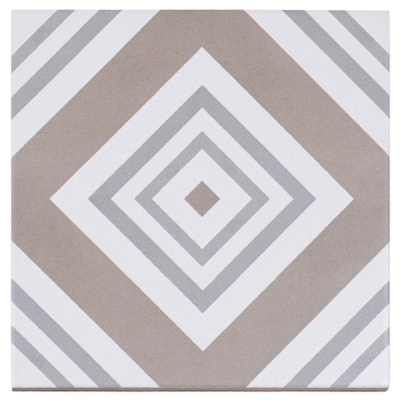 Andova Tiles Bliss 8 in. x 8 in. Porcelain Spanish / Moroccan Wall and Floor Tile SAM-ANDBLI293